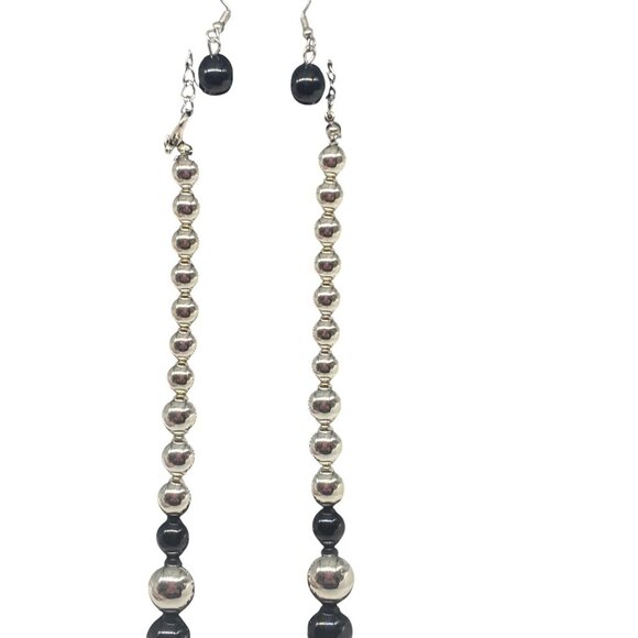 Paparazzi Jewelry Hollywood Haute Spot Black Necklace & Earrings Set  For Women - Picture 5 of 8